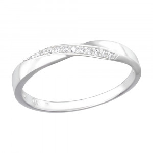 Inel din argint cu pietre DiAmanti DIA40182 (Argint 925‰ 1,7 g.)